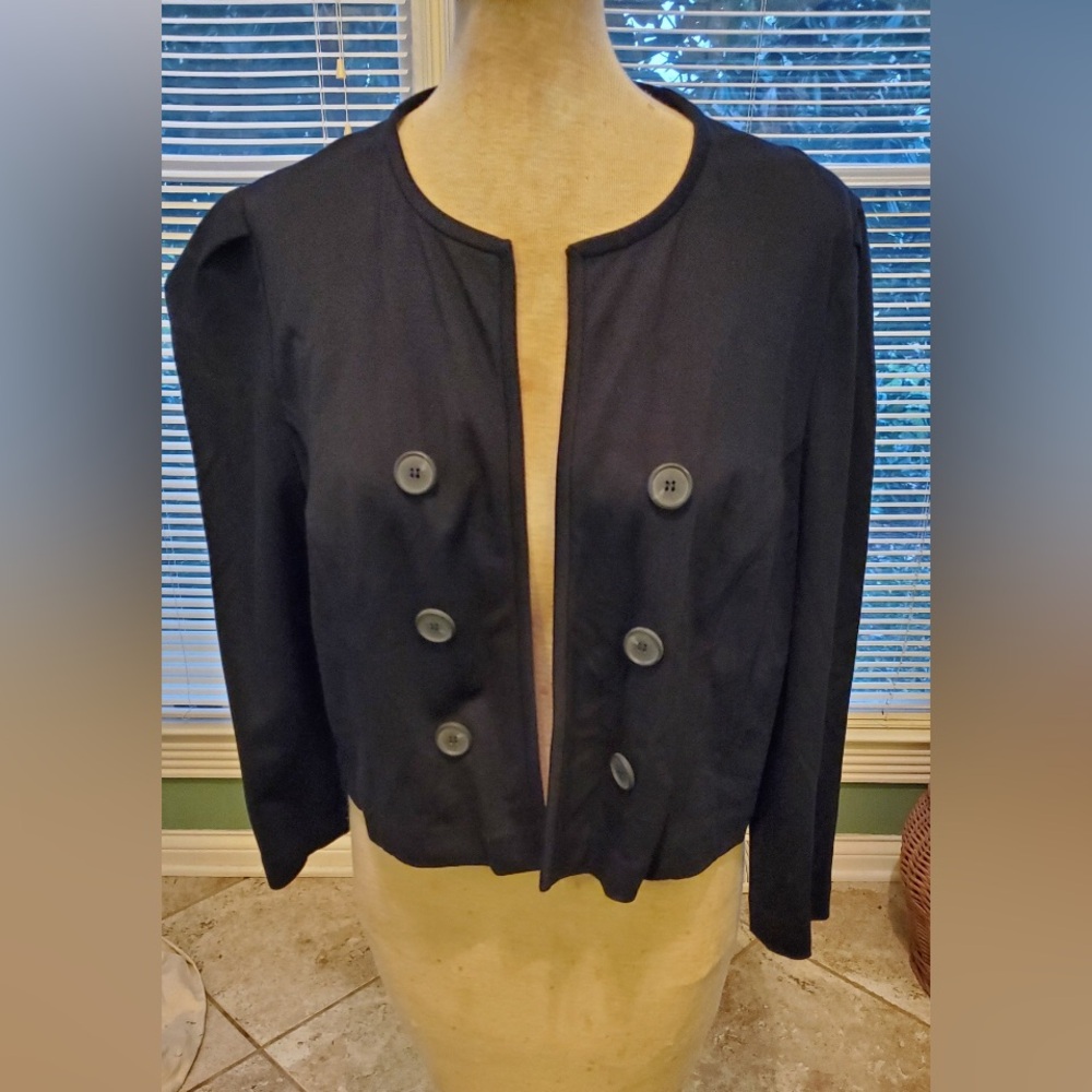 NWT Chico Black  knit  jacket  Size 2 (L)